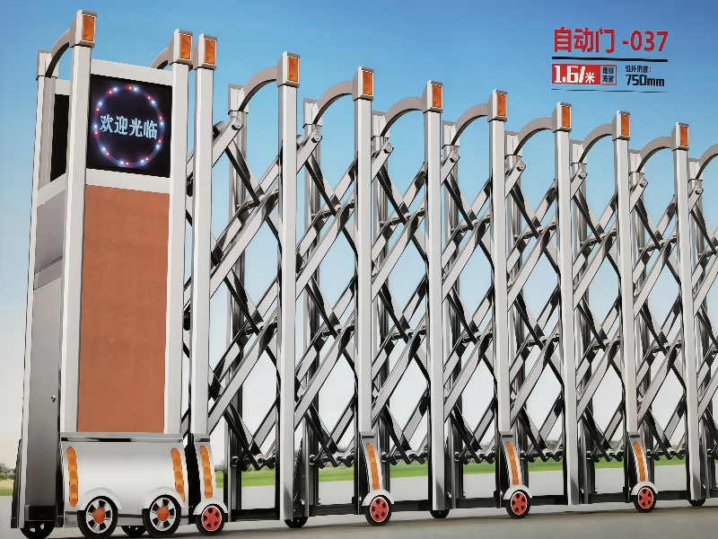 不锈钢伸缩门
